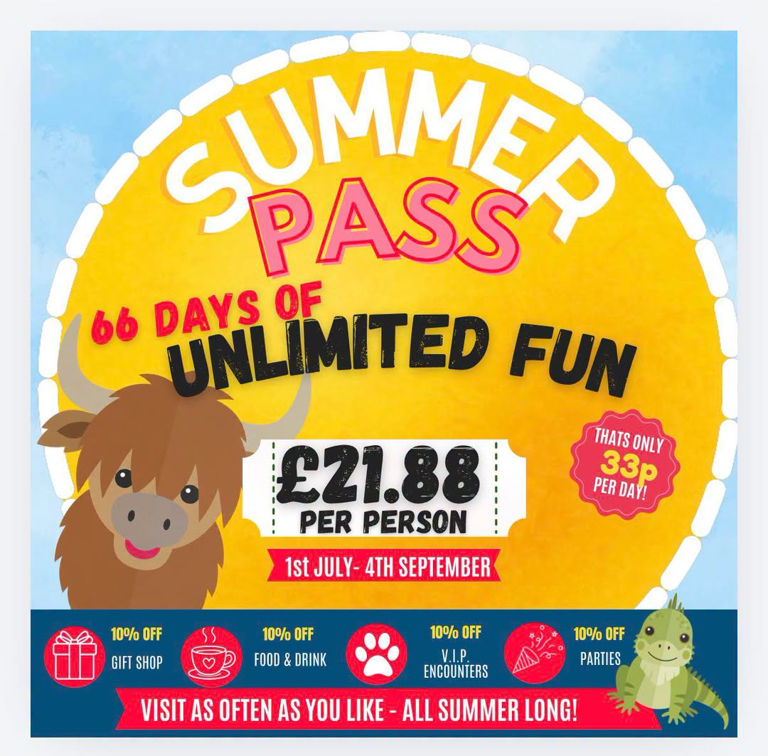 Tattershall Farm Park Summer Pass 2026 - Unlimited Visits for £21.88