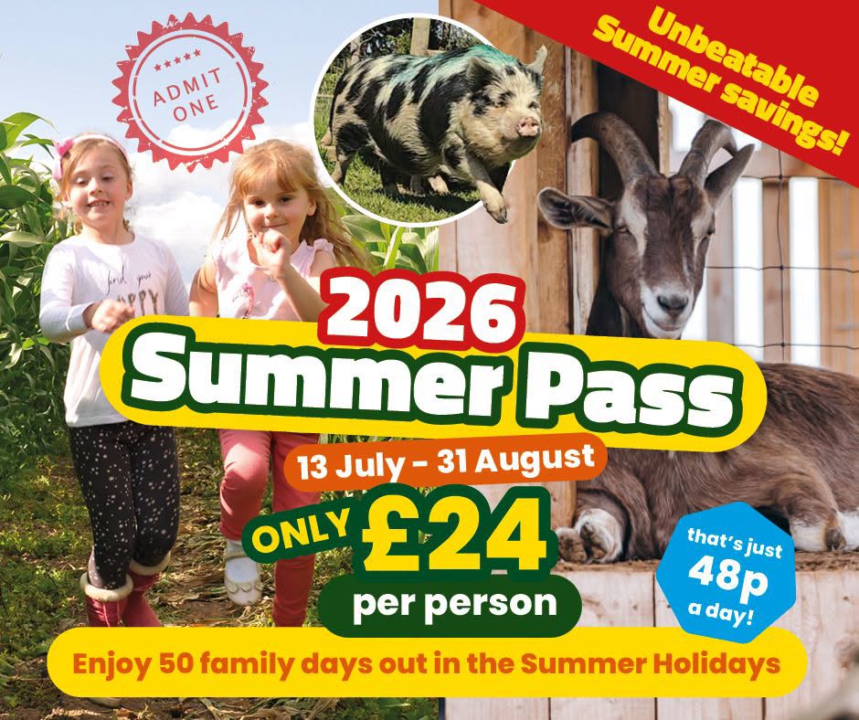 Park Hall Farm Summer Pass 2026 - Unlimited Daytime Visits for £24