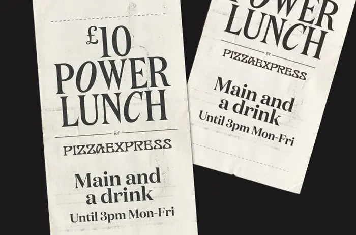 PizzaExpress Lunch Menu Deal