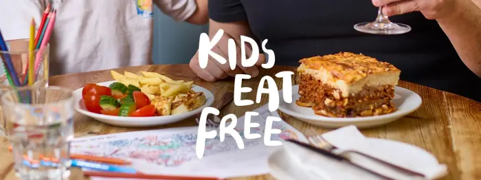 The Real Greek — Kids Eat FREE Every Sunday